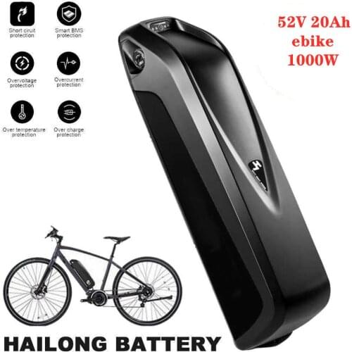 Original 52V Battery 30AH 52V Ebike Battery Hailong Electric Bike Battery 30A 500W750W 1000W 18650 Cell BBS02 BBS03 BBSHD Bafang