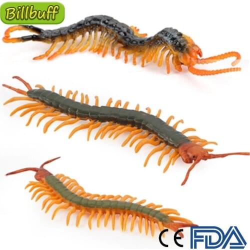 Hot Simulation Wild Insect Animal Simulation Figure Centipede Educational Toy for Children Toy Figure Collection Interactiv Toys