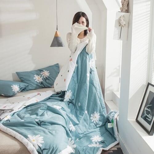 13070 Cotton New Bedding Summer Quilt Blankets Thin Comforter Washable Bed Cover Quilting Home Textiles Suitable for Adults Kids