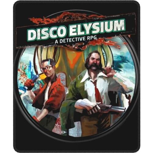 Disco Elysium Kitsuragi RPG Game Cool Mouse Pad Non-Slip Mouse Mats Rubber Computer Keyboard Desk Pad