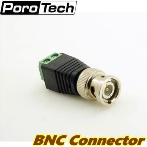 20PCS BNC Connector Male Coax CAT5 to Camera Connector BNC Terminal For CCTV Camera