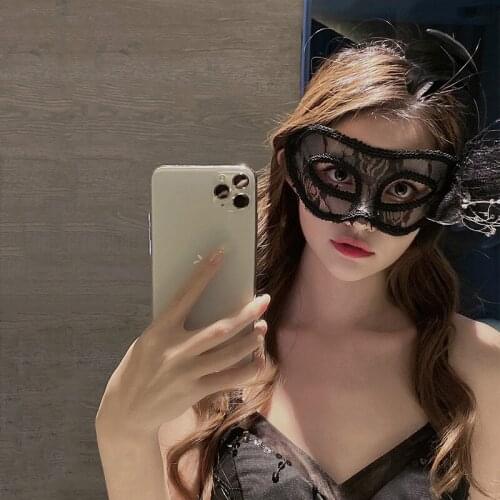 Womens Party Decoration Handmade Fashion Performance Mask Masquerade Masquerade Sexy Party Adult Half Face Accessories