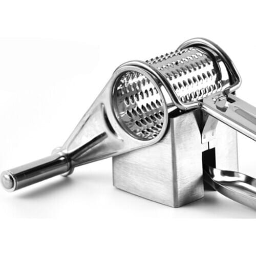 1 Pcs Manual Vegetable Cutter Potato Cheese Kitchen Tool Multifunctional Round Mandolin Slicer Meat Grinder Rotary Grater