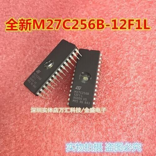 10pcs/lot M27C256B M27C256B-12F1 27C256 DIP28 M27C256-12F1 27C256-12F1 27C256B-12F1 Car Memory EEPROM Chip