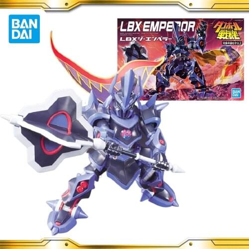 13cm Original BANDAI Little Battler eXperience LBX THE EMPEROR Action Figure Collection Anime Model Toy