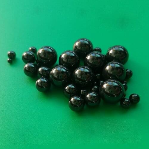 2pcs diameter 6.747/7.144/7.938/8/8.731/9/9.525/10/ mm silicon nitride anticorrosive ceramic ball black color
