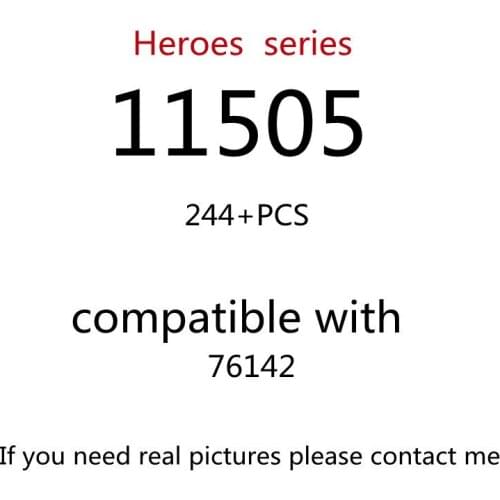 244pcs 11505 Building Block Toy Creative Series 76142 Assembled Building Block Childrens Toy Gifts