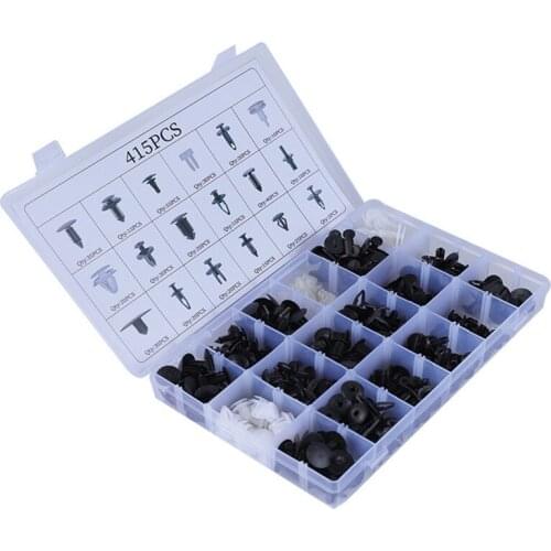 415PCS boxed car plastic buckle car door lining bumper buckle door buckle clip