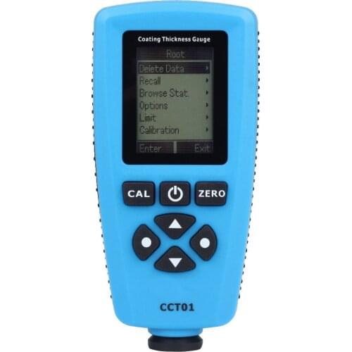 Auto Thickness Meter Digital Coating Thickness Gauge Tester Range 0-1300um With Magnetic F N Probe Thickness Detection Tool