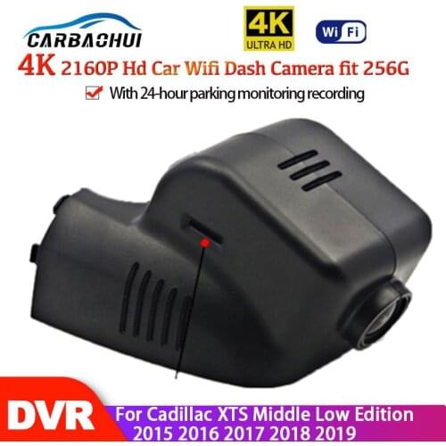 4K Car DVR Wifi Video Recorder Dash Cam Camera high quality Full hd For Cadillac XTS Middle Low Edition 2015 2016 2017 2018 2019