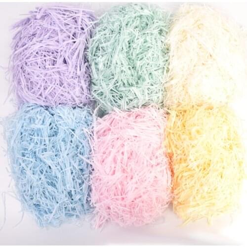 100g Macaron Pastel Shredded Crinkle Paper Rainbow Unicorn Children Birthday Party Decoration Baby Shower Christening Wedding