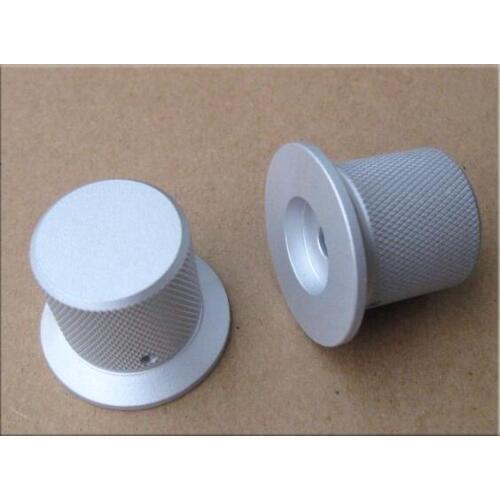 Diameter 38mm high 30mm Cylindrical Knurled All aluminum solid audio amplifier volume Potentiometer knob