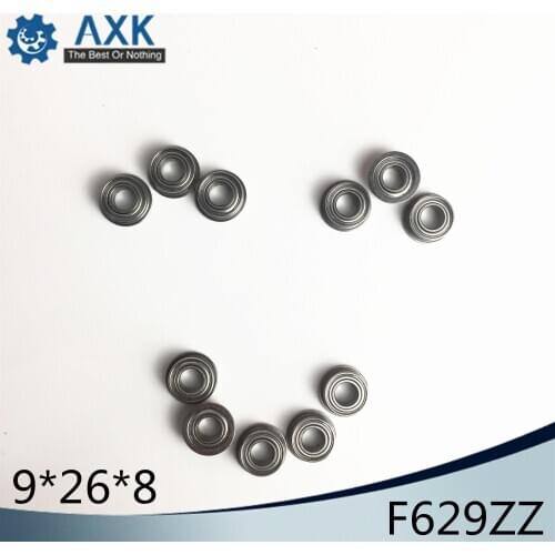 F629ZZ Flange Bearing 9x26x8 mm ABEC-1 ( 10 PCS ) Flanged F629 Z ZZ Ball Bearings