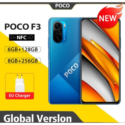 Global Version POCO F3 NFC 5G 128GB/256GB Smartphone Snapdragon 870 Octa Core 6.67"120Hz E4 AMOLED Display 48MP 33W Fast Charge