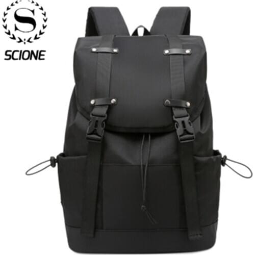 Scione Mens Backpack For Teenage Girls School Bagpack Printing Female Leisure Travel Bagpack Large Capacity Laptop Backpack