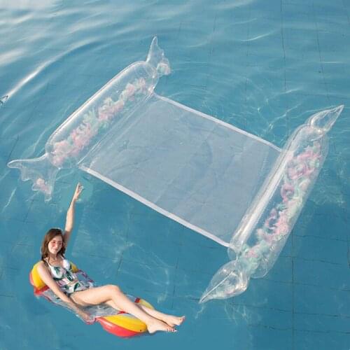 Water Hammock Recliner Inflatable Pool Floater Swimming Mattress Swimming Ring Summer Pool Party Toy Water Sports Lounge Bed