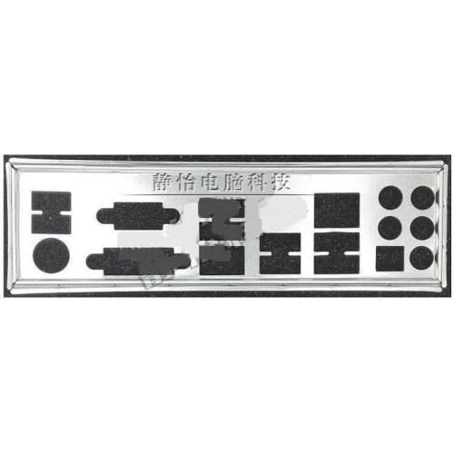 New I/O shield back plate of motherboard for Z77 Pro4 H77 Pro4/MVP H77M just shield backplate Suitable I/O baffle