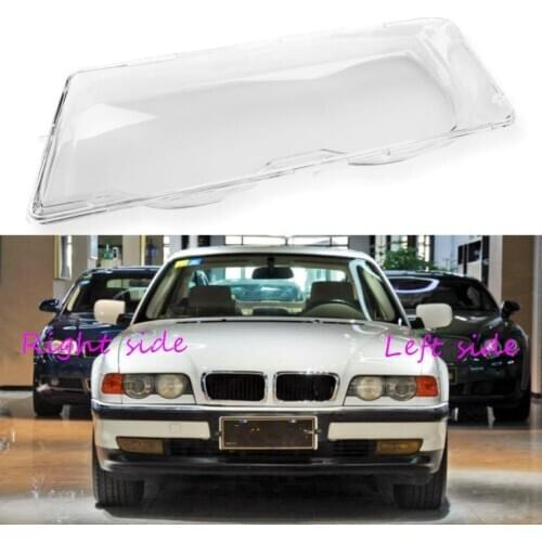 Car Headlight Lens For BMW 7 Series E38 1998 1999 2000 2001 Headlamp Cover Car Replacement Front Auto Shell Cover