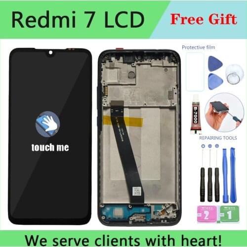 Original LCD For Xiaomi Redmi 7 lcd Display Touch Screen with Frame For Xiaomi Redmi7 LCD Display Spare Repair Parts