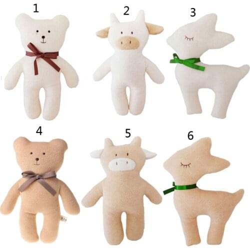 Plush Stuffed Cute Appease Animal Toys Infant Baby Comfort Dolls Baby Room Decor