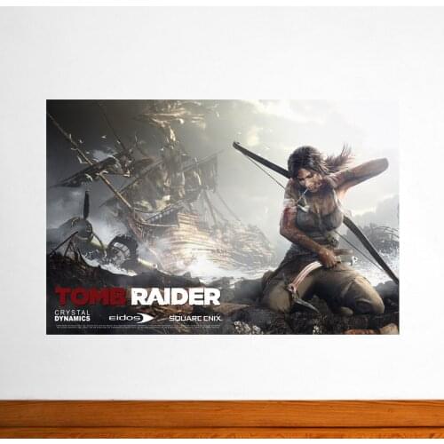 Tomb Raider Game Poster Anime canvas Decorative Painting Wall Stickers Home Decoration wall art canvas living room decoration