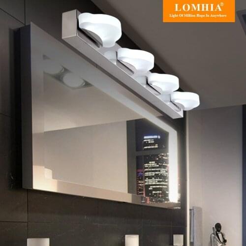 Bathroom LED mirror light Acrylic lampshade stainless steel mirror lamp decoration wall lights 90-260v vanity lighting