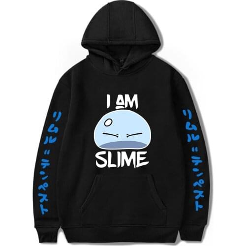 Anime Print That Time I Got Reincarnated as a Slime Sweatshirt Hoodies Fashion Men Women Long Sleeve Autumn Winter Pullover Tops