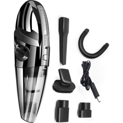 USB Portable Car Vacuum Cleaner Wireless Wet And Dry Dual Use Vacuum Cleaner For Auto Clean 120W 12V Handheld