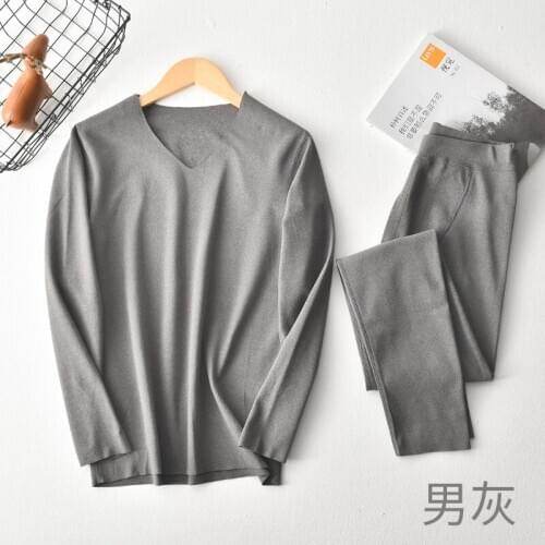 Premium Quality Naturally Soft Cotton Fleece-lined Warm Panels Long Johns Men Thermal Underwear Women Thermal Underwear