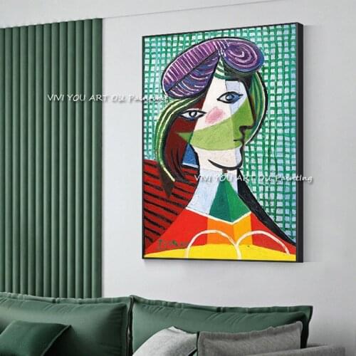 Handmade Famous Painting Seated Women Beside The Window By Pablo Pacisso Wall Modern Abstract Portrait Wall Pictures For Home