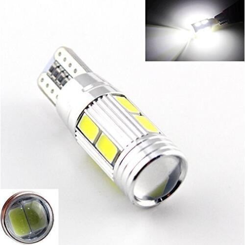 10Pcs White Car Styling Car Auto LED T10 194 W5W Canbus 10 smd 5630 LED Light Bulb No Error Led Parking T10 LED Car Side Light
