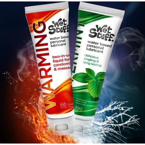 100g Lubricants Gel Ice Fire Water Based Warming Lubricant Relieve Dryness Sexual Anal Massage Oil Sex Adult Product for Couples