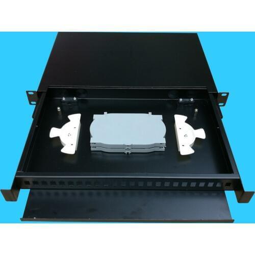 24 mouth draw-out type OTB, 12 core rack-mountable SCST cable terminal box ODF optical fiber distribution frame