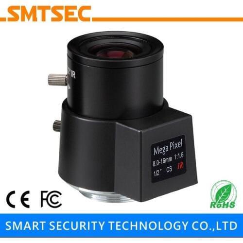 Auto Iris HD 5.0megapixel 8~16mm CS HD CCTV IP Camera lens, 1/2" Image format, F1.6(SL-0816AMP )