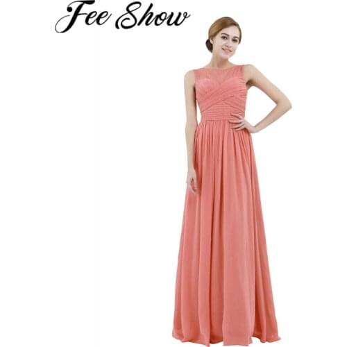 Длинные платья FEESHOW China At AliExpress