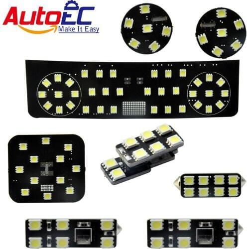 AutoEC 8pcs/set Car Truck LED Interior Dome&Map Reading Lights Lamp kit Package for Magotan #LDK16