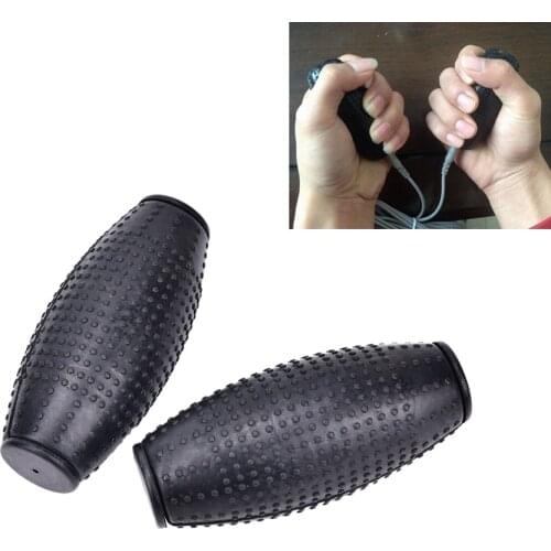 KuZHEN 1pair Plug Tens Ems Hand Electrode For Digital Therapy Electric Muscle Stimulator Electrode Grenades 2.0mm