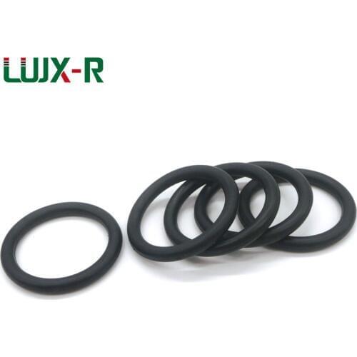 LUJX-R 1.8mm O-Ring Washer Black Rubber Oil Resistance O Ring Seal OD13.1/14.2/15.4/16.1/17.6/18.6/20.6/21.6 Sealing Ring Gasket