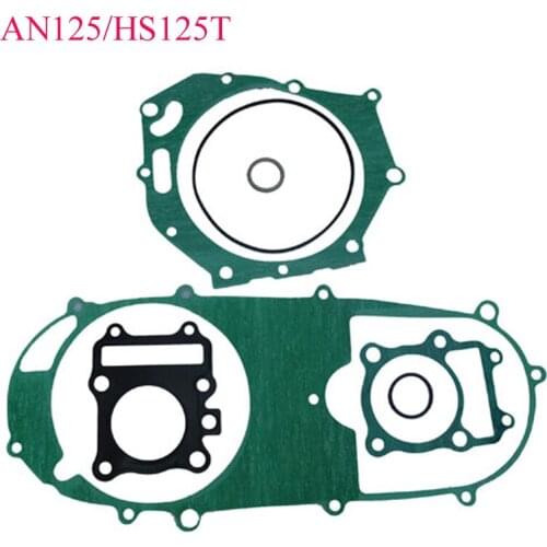 Motorcycle Gasket Kit Includes Cylinder-Head Crankcase Clutch & Magneto Case for Suzuki AN125 HS125T AX100 GN125 EN125 GN250