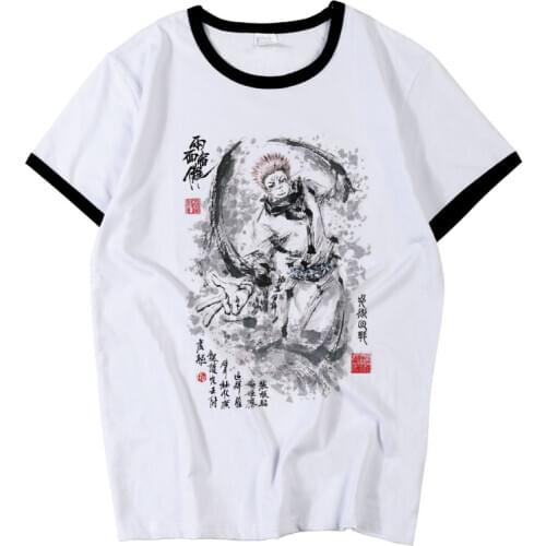New JUJUTSU KAISEN Itadori Yuji T-shirt Cosplay T shirt Fashion Men Women Tees