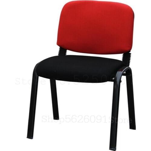 Office computer chair conference chair blue blue employee training chair news chair