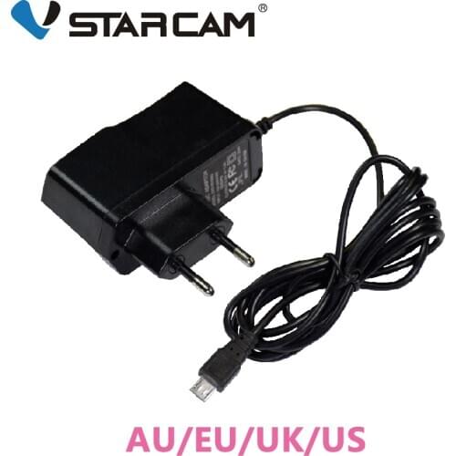 VStarcam Genuine Original Power Adapter for VStarcam All Type Plug 100-240V 50-60Hz 5.0V 1.2A Adapter