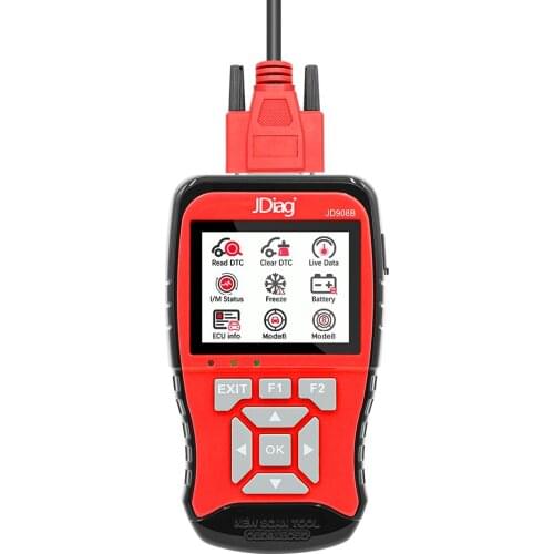 JDiag JD908B OBD2 Scanner and Battery Tester 2in1 Support Muitl-languages Auto Diagnostic Tools