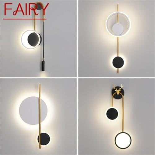 FAIRY Nordic Creative Wall Sconces Lamp Contemporary Light Fixtures for Home Indoor Living Room Decoration