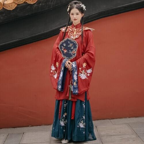 Vintage Tang Suit Ancient Hanfu Dress Women Chinese Traditional Costume Fairy Princess National Oriental Dance Costume DN6365