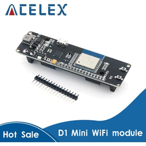 WeMos D1 ESP-Wroom-02 ESP8266 Nodemcu WiFi Module With 18650 Battery Charging