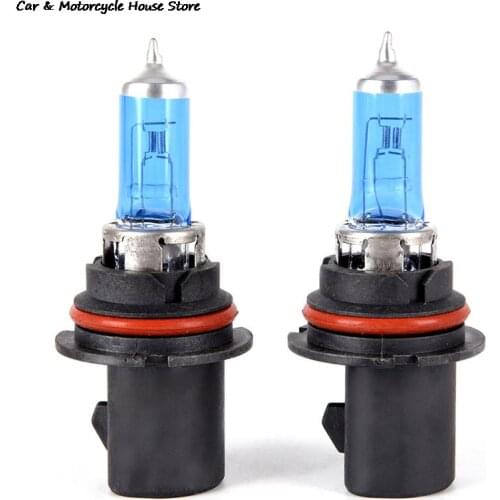 2pcs/lot White 12V 100/80W HB5 9007 Super Car Dark Blue Glass Halogen Lamps Automotive Bulbs Headlights