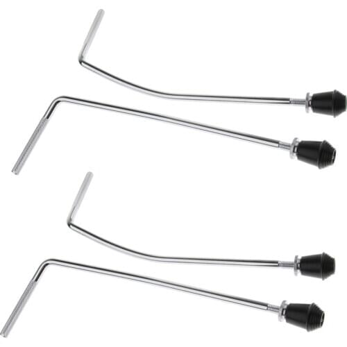 4 Pieces Metal Floor Bass Drum Legs Arm Musical Instrument Percussion Parts