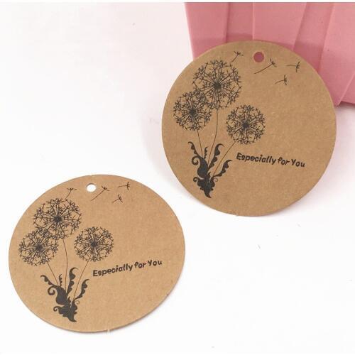 6x6cm 200Pcs/Lot Multiple Patterns Colors Styles Kraft Paper Cards Tags For Packaging Marking Products Candy Gifts Cake Garment