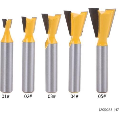 8mm Shank 14 Degree Grade Industrial Rod Dovetail Router Bit Swallow Tail Woodworking Etching Milling Tools For Wood Cutter